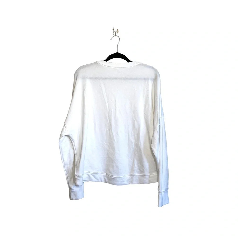 Fabletics Never Settle White Pullover Graphic Swe… - image 7